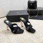 YSL OPYUM mules in satin crepe
