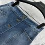 Valentino DENIM SKIRT WITH JACQUARD TRIMS