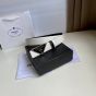 Prada Reversible Saffiano leather belt strap