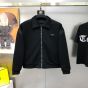 Prada Technical fleece cardigan with duchesse details