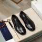 Prada Brushed leather lace-up shoes
