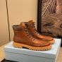 Prada Leather work boots