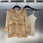 Valentino SHORT DRESS IN ORGANZA WITH POLKA DOT PRINT