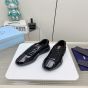 Patent leather and technical fabric Prada America's Cup sneakers