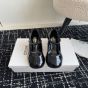 CELINE LILY PERFORATED TRIOMPHE BABIES in PATENT CALFSKIN