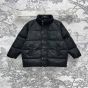Celine long triomphe down jacket in lightweight nylon