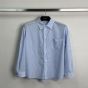 Celine loose shirt in striped cotton