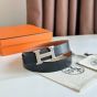 Hermès H belt buckle & Reversible leather strap 32 mm