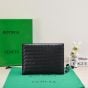 Bottega Veneta Small Intrecciato Document Case With Wristlet
