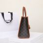 Celine MINI HORIZONTAL CABAS IN TRIOMPHE CANVAS AND CALFSKIN