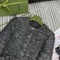 Gucci Striped tweed lamé jacket