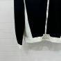 CHEZ VALENTINO TURTLENECK CHENILLE SWEATSHIRT WITH ZIPPER AND PATCH