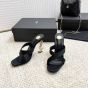 YSL OPYUM mules in satin crepe