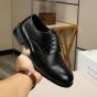 Prada Brushed leather lace-up shoes