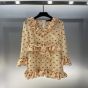 Valentino SHORT DRESS IN ORGANZA WITH POLKA DOT PRINT