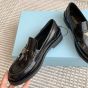 Prada Brushed leather loafers
