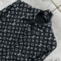 LV Monogram Silk Shirt Dress