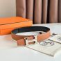 Hermès H belt buckle & Reversible leather strap 32 mm