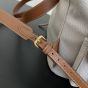 MIU MIU Canvas and leather backpack