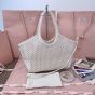 MIU MIU IVY cotton mesh tote bag