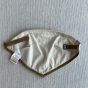MIU MIU Denim and leather bandana top