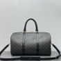Celine Medium Voyage Triomphe Canvas & Calfskin BLACK