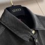 Denim shirt with Gucci embroidery