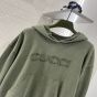 Gucci Embroidered cotton jersey hooded sweatshirt