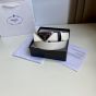 Prada Reversible Saffiano leather belt strap