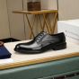 Prada Brushed leather lace-up shoes
