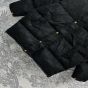 Celine long triomphe down jacket in lightweight nylon