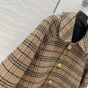 Celine Victoire mac in Prince of Wales wool