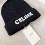 CELINE BEANIE IN RIBBED WOOL