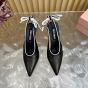 MIU MIU Nappa leather slingback pumps