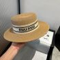 Miu Miu Woven fabric hat