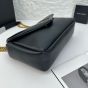 YSL CALYPSO small in plunged lambskin