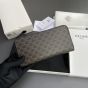 Celine Large zipped wallet in Triomphe Canvas