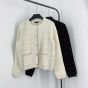 Gucci Wool and lamé check jacquard cardigan