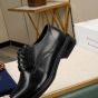 Prada Brushed leather lace-up shoes