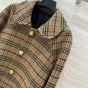 Celine Victoire mac in Prince of Wales wool