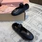 MIU MIU Ruches nappa leather ballerinas