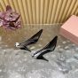 MIU MIU Nappa leather slingback pumps