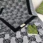 Gucci Wool jacquard scarf with GG Shadow