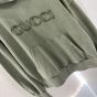 Gucci Embroidered cotton jersey hooded sweatshirt