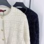 Gucci Wool and lamé check jacquard cardigan