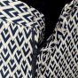 Valentino WOOL PANTS WITH CUFFS WITH TOUTE LA V JACQUARD PATTERN