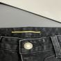 YSL V-WAIST LONG BAGGY JEANS IN 9O'S BLACK DENIM
