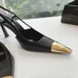 YSL JEANNE SLINGBACK PUMPS IN SMOOTH LEATHER