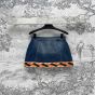 Valentino DENIM SKIRT WITH JACQUARD TRIMS
