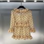 Valentino SHORT DRESS IN ORGANZA WITH POLKA DOT PRINT